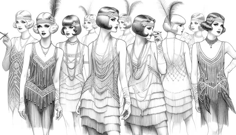 1920 Flappers Fashion