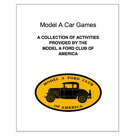 MAFCA Car Games Book