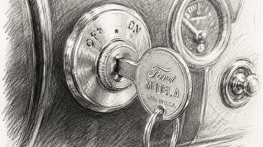 A Key to Your Travels - Model A Ford Keys