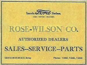 Rose-Wilson Ford Dealership